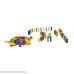 Home-X Bulk Dominoes Plastic Mixed Colors 100pcs | Creative Design Building and Toppling Fun B07F4FHD6K